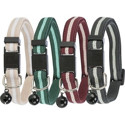 Trixie Collar Cat Stripes Elastic Assorti