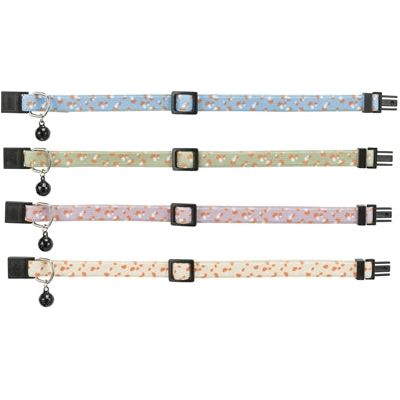 Trixie Collar Cat Mushroom Elastich Assorti
