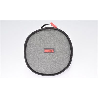 Kong plegable para beber contenedor de alimentación doble
