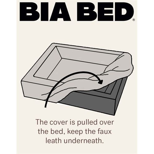 Bia bed Skanor hoes hondenmand blauw