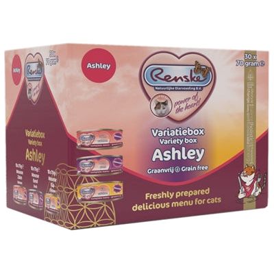Renske Fresh Mousse Cat Variation Box Ashley Salmon Path Picken Grain -Free