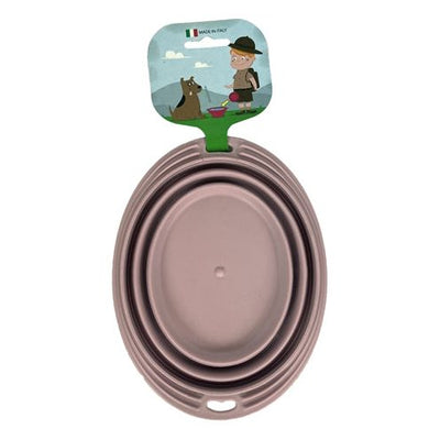 Happy Pet Mad About Pets Food Bowl bere bidone pieghevole blush rosa