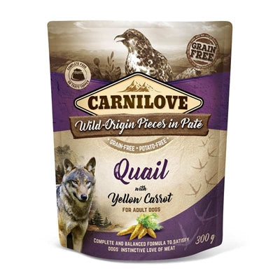 Carnilove Dog Tast Quail Giallo Carrota