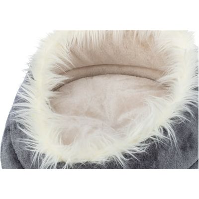 Trixie Hondenmand minou rond soft edition grijs lichtgrijs