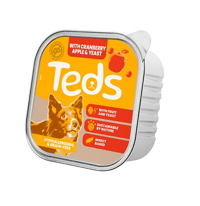 Teds Insect Based All Breeds Alu Cranberry Apple Levadura