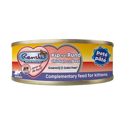 Renske Fresh Meat Meal Kitten Pate Polizio