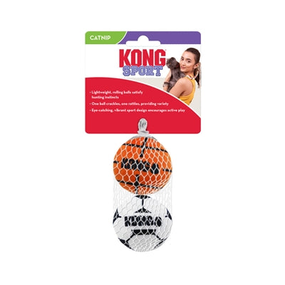 Kong Cat Sport Balls con catnip Assorti