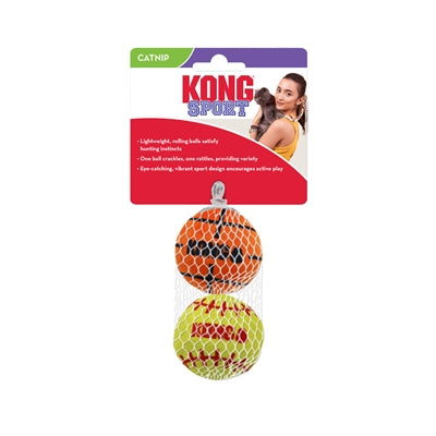 Kong Cat Sport Balls con catnip Assorti