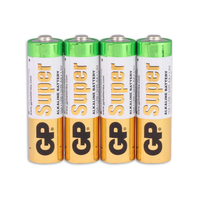 GP Super Alkaline AA Batteries 4PK