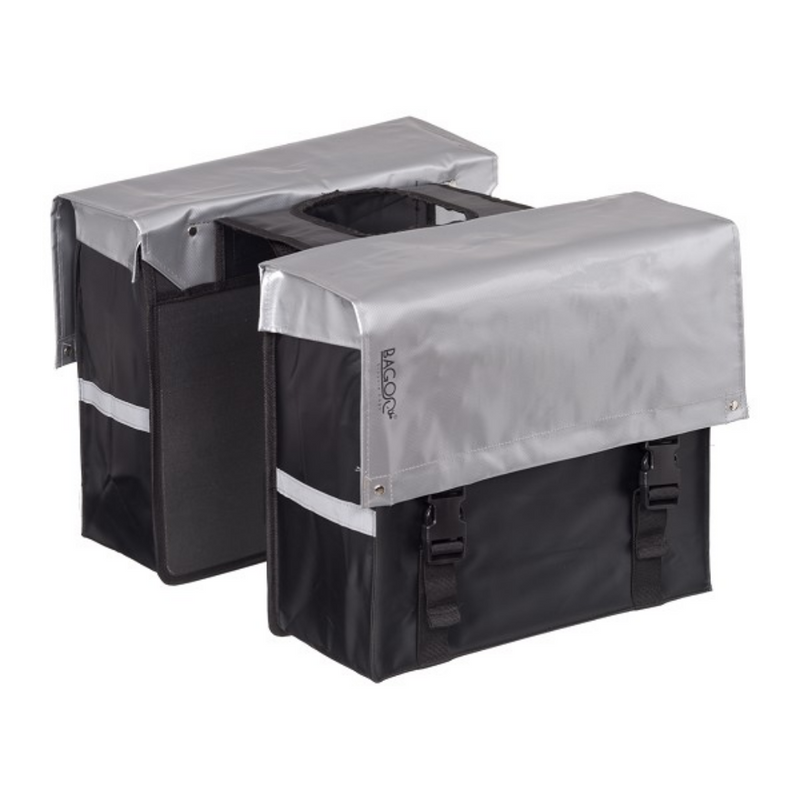 Bagoo Bage Bicycle Borse Bisonyl Silver Black Content 34L