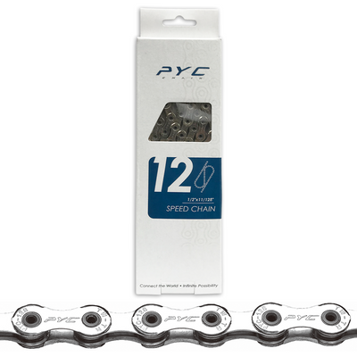 PYC Premium Lichtgewicht Fietsketting 12V 126 Schakels
