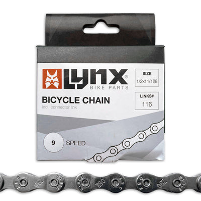 Lynx 9 -Speed ​​Bicycle Chain 1 2 x 11 128 (116 enlaces) - Conectado