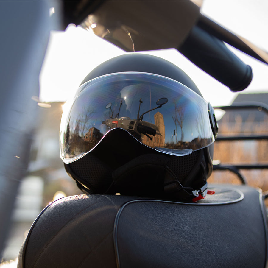 Pro-Tect Protect urban helm m voor scooter en fiets ece keurmerk zwart