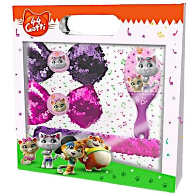 44 accesorios para el cabello gatti chicas de 4 piezas de 4 piezas púrpura