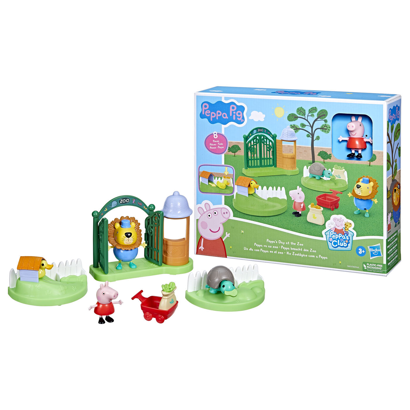 Hasbro Peppa va al zoológico Speelset