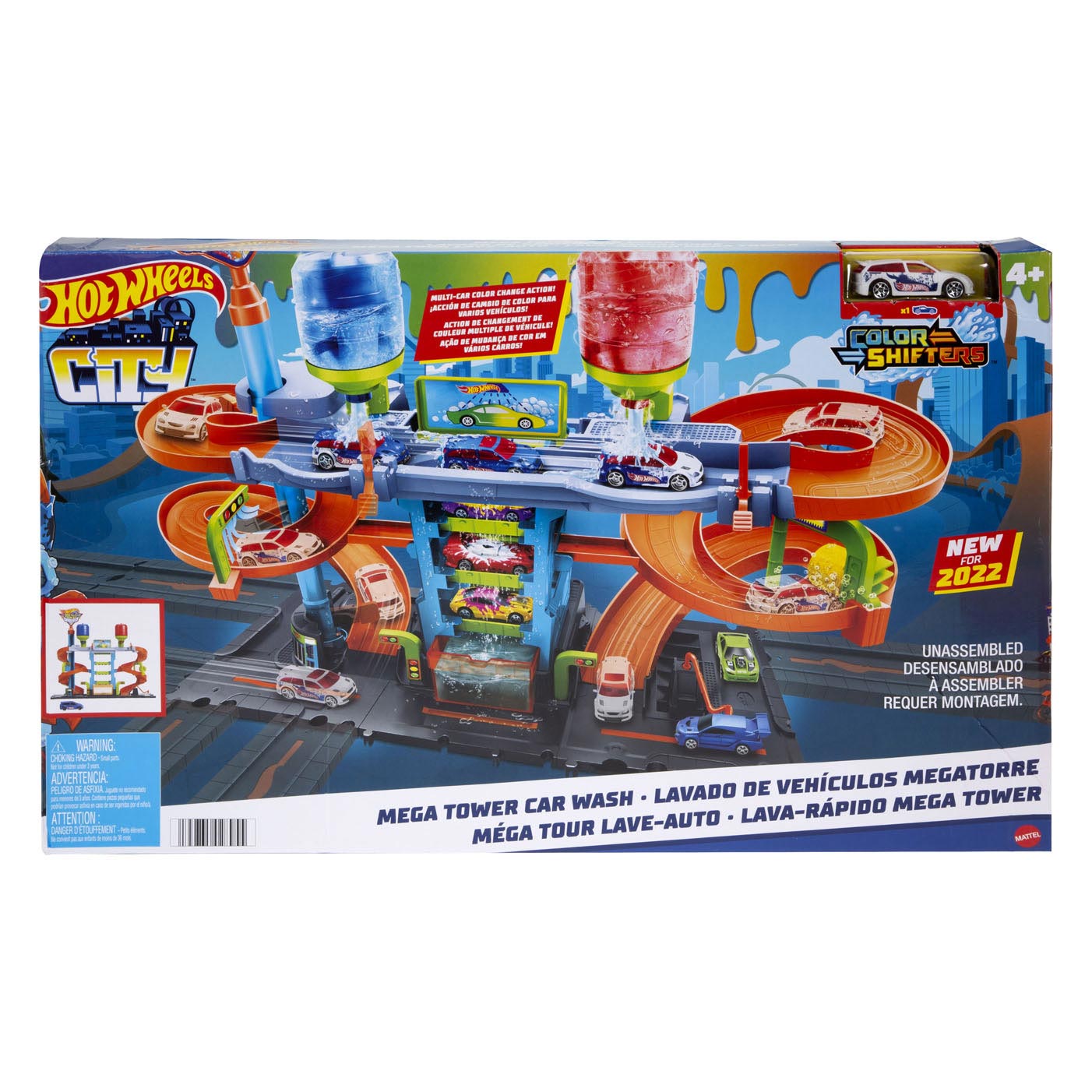 Hot Wheels City Mega Tower Car Wasserette