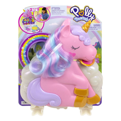 Mattel Polly Pocket Salon van de Regenboog Unicornio