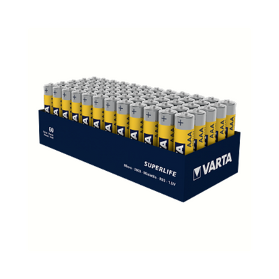 Baterías AAA SuperLife R03 1.5V Zink-Carbón 48 piezas