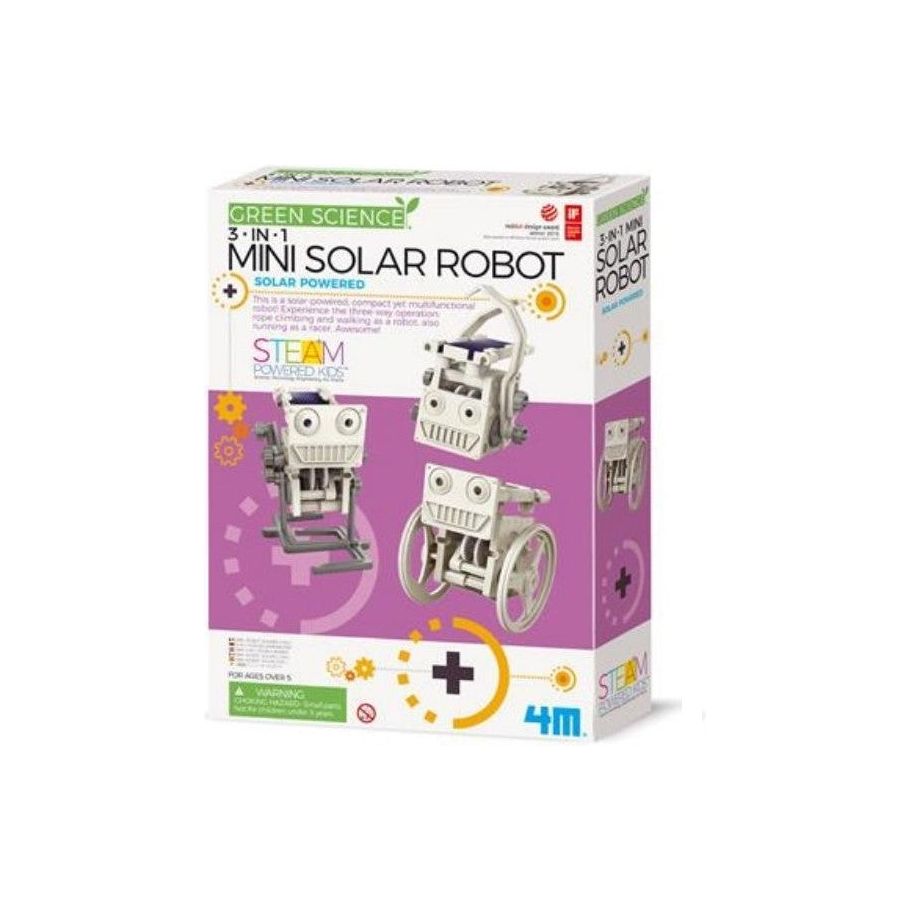 4M KidzLabs Bouwpakket -3 in 1 Mini Robot