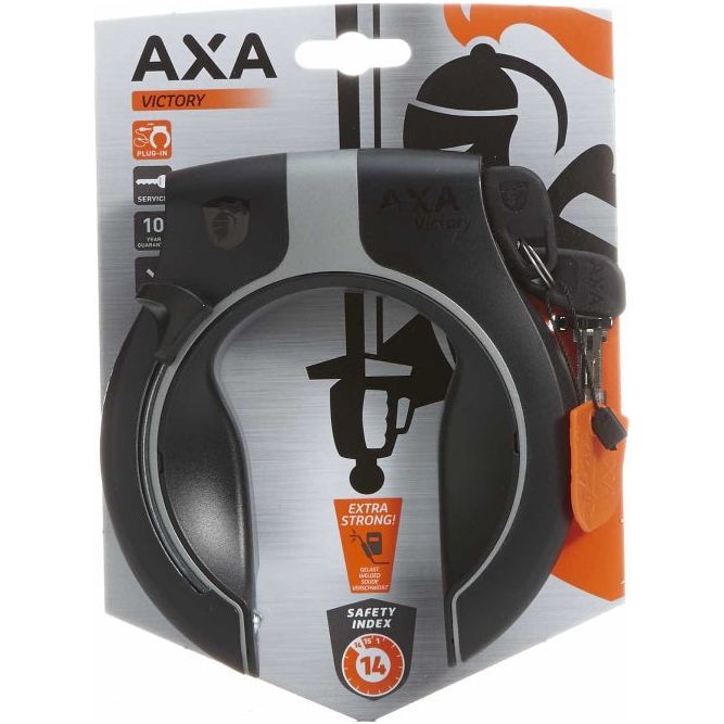 AXA Victory ringslot 10mm - ART** - grijs zwart