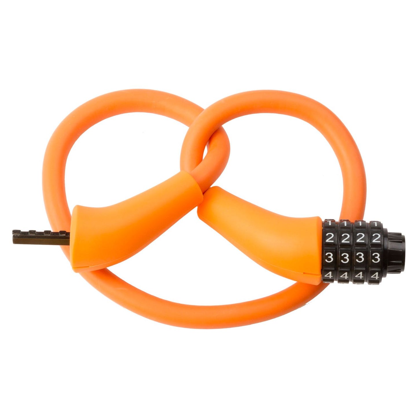 M-Wave Kabelcijferslot Silicon 900 x 12mm oranje