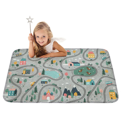 Acoka Play Dress Roads and Houses, 130x180cm