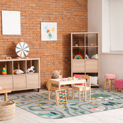 Achoka Speelkleed Wegen en Huizen, 130x180cm - afbeelding 3