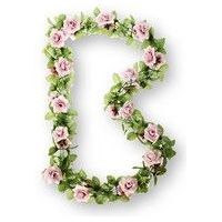 Basil Roses Garland - bloemenstreng - roze