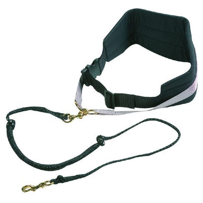 Flamingo Flamingo Dog imbracatura con cintura elastica Canicross Nero