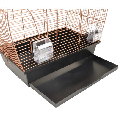 Flamingo Flamingo Bird Cage Saga 51x28x55 cm Copper colorato