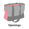Flamingo Flamingo Pet Deal Bag Cilou 4 47x21x30 cm gris