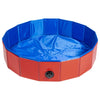 Animal Boulevard Animal Boulevard Pet Swimming Pool Raffreddamento M 80x80x20 cm blu rosso