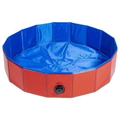 Animal Boulevard Animal Boulevard Huisdierenzwembad Cooling M 80x80x20 cm rood blauw