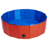 Animal Boulevard Animal Boulevard Pet Swimming Pool Raffreddamento L 100x100x30 cm blu rosso
