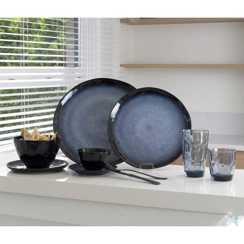 Cosy Trendy Cosy Trendy Dessertbord Sapphire 6 st Ø20 cm saffierblauw