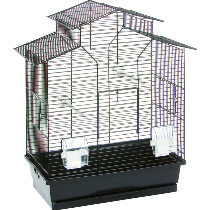 Flamingo Flamingo Bird Cage Numfor 52x30x61 cm nero