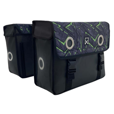Wilex Wilex Baglie per biciclette Tarpaulin 30 l verde e nero