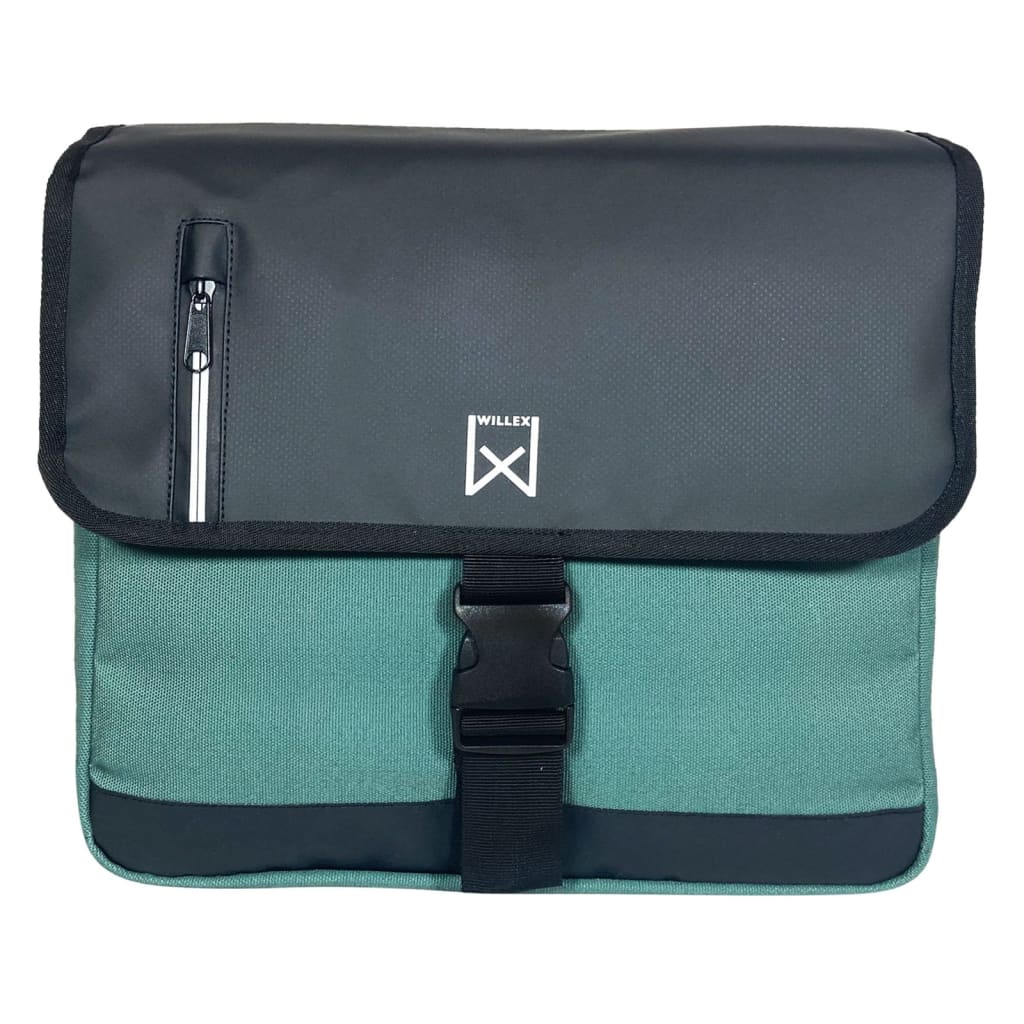 Wilex Wilex Bicchicle Bags Business 30 L tela verde e nero