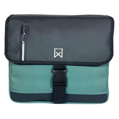 Wilex Wilex Bicchicle Bags Business 30 L tela verde e nero