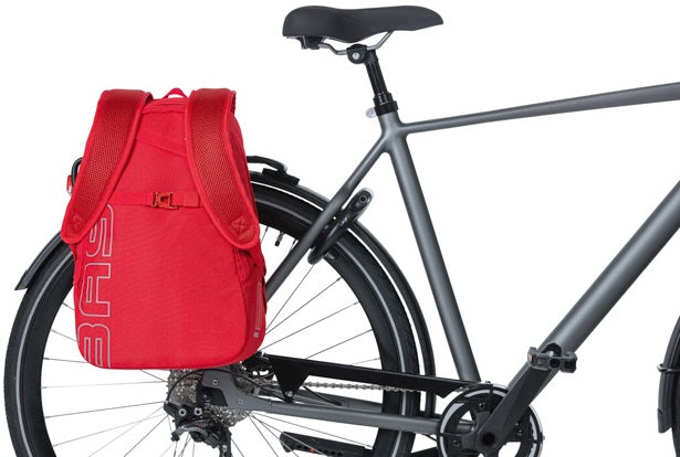 Basil Flex Backpack Bicycle Bicycle Bagcage Carrier Red