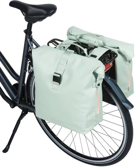 Albahaca soho bolsa de bicicleta doble nordlicht verde