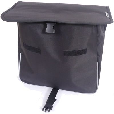 Comprador básico de bolsas de bicicleta de borde 32 litros 32 x 38 x 13cm (2x) Negro