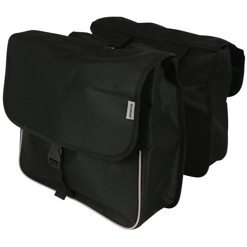 Bordo Doppia bicicletta Basic Basic Shopper 32 litri 32 x 38 x 13 cm (2x) nero
