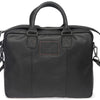 Bolsa de laptop de cuero Santos - Luxury, cuero resistente - adecuado para desplazamientos - negro, coñac - r k variohaken - unisex