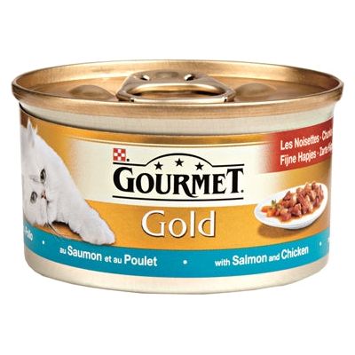 Gourmet Gold fijne hapjes zalm kip