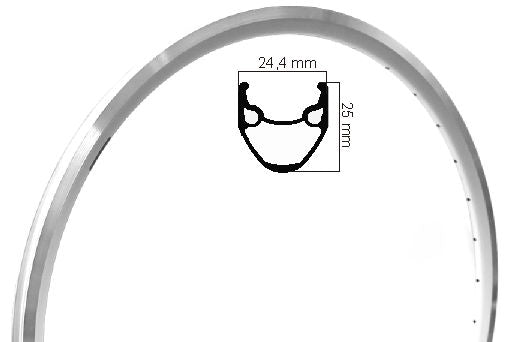 Ryde Relg X-Plorer 28 pollici 622 Alluminio 32 fori 14g