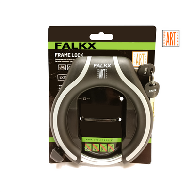 Falkx FALKX Securitas, zwart grijs, ART**, gat voor insteekketting 1677 5988 1626, (hangverpakking)