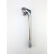 Hulzebos Tall Importación de acero inoxidable Plata de 25,4 cm