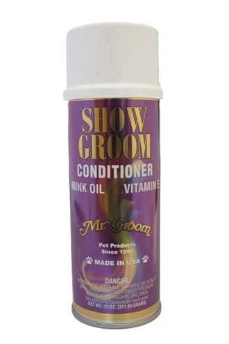 Mr Groom Show Groom Gloss Spray con olio di visone