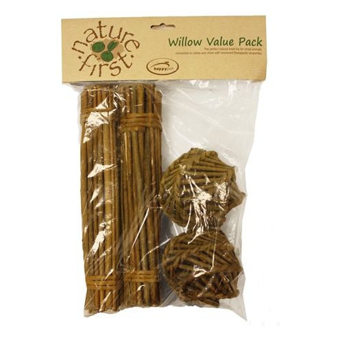 Happy pet Wilgen value pack 2 sticks 2 ballen